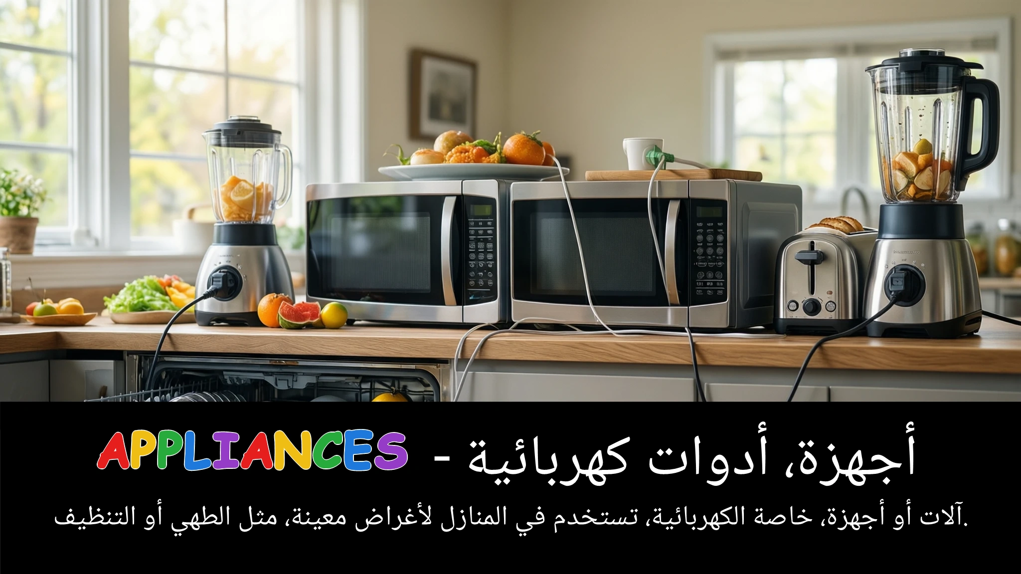 Arabic Illustration for appliances